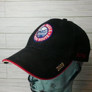 White Pass Yukon Route Skagway Alaska Adjustable Cotton Black Ball Cap Hat 2009